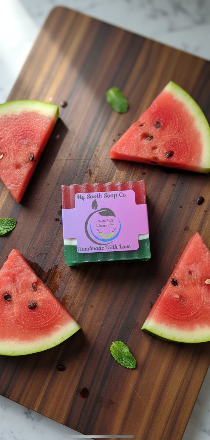 Goats Milk , Watermelon Soap Bar