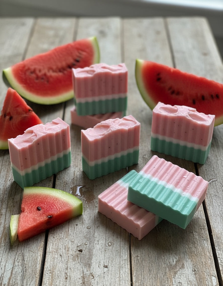 Goats Milk , Watermelon Soap Bar (pastel)