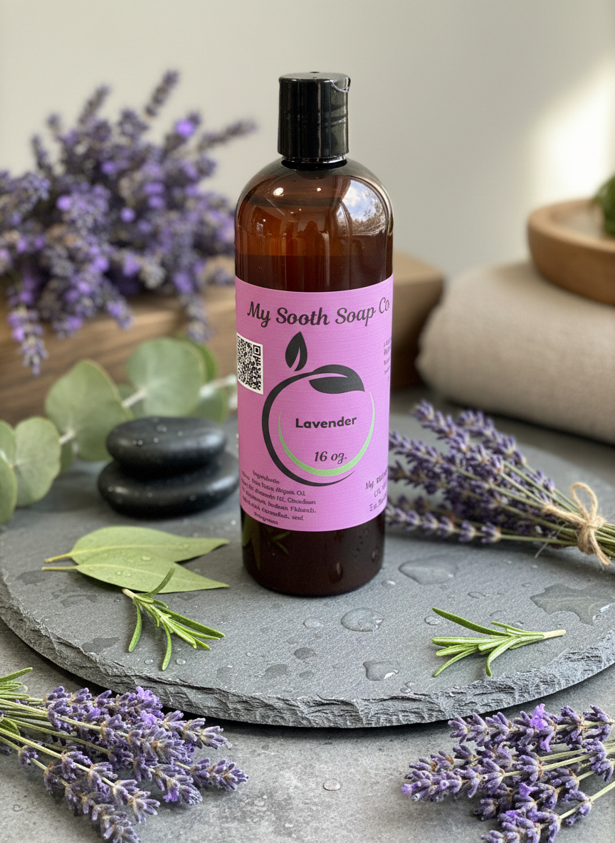 Lavender Hair & Body Wash with Natural Elements