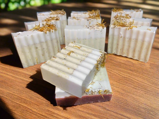 Goats Milk , Shea butter , Calendula  Soap Bar