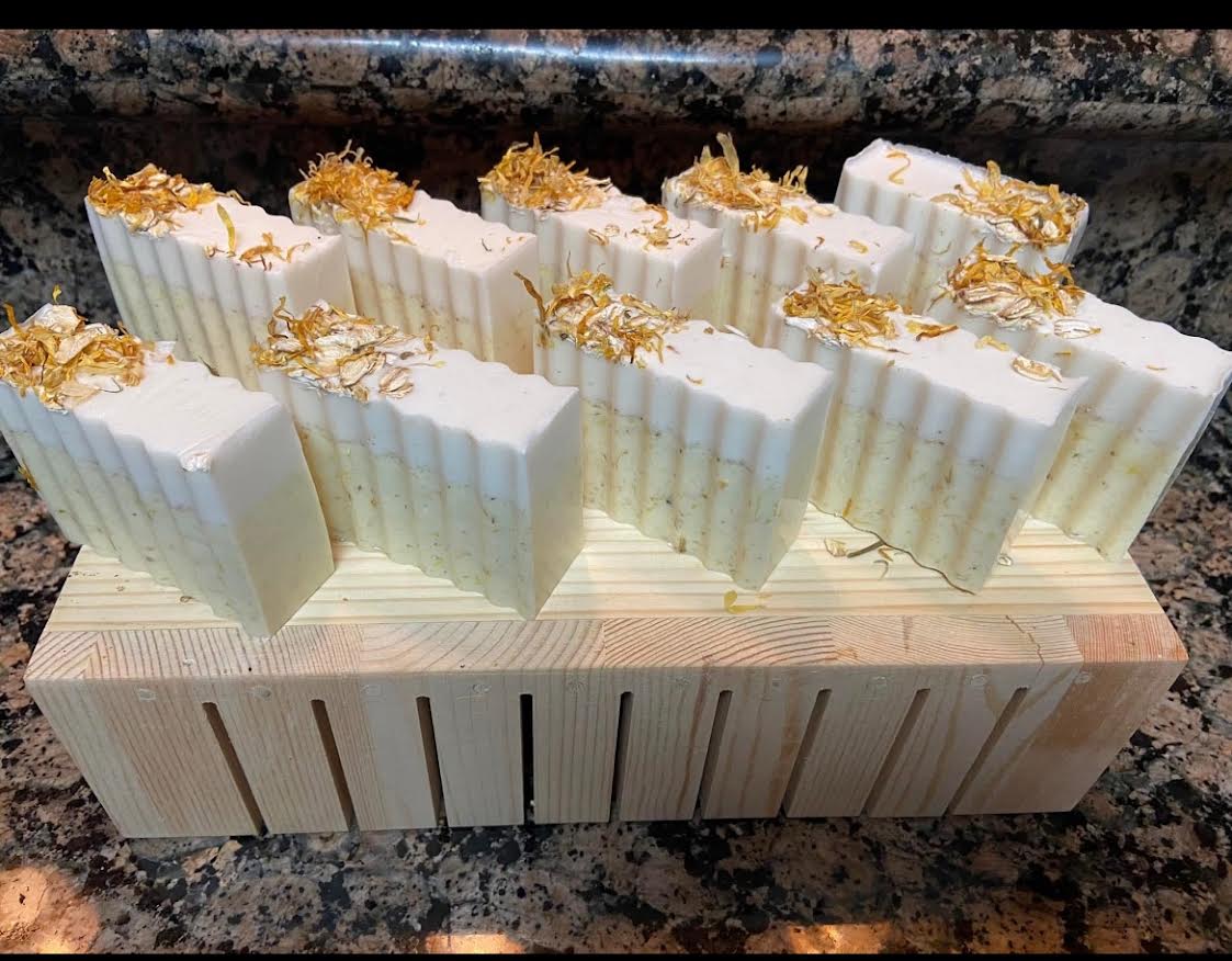 Goats Milk , Shea butter , Calendula  Soap Bar