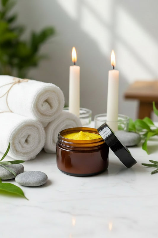 Turmeric, Lemon & Orange Whipped Sugar Scrub